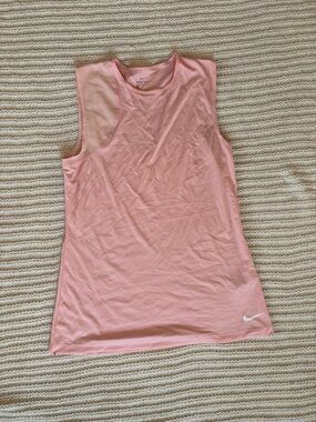 Nike Pink Sleeveless Dri-FIT Muscle Tank